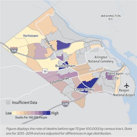 The ‘islands of disadvantage’ in Northern Virginia where people are more likely to die early